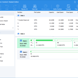 aomei partition assistant professional standard