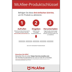 McAfee-Anleitung-Produktaktivierung