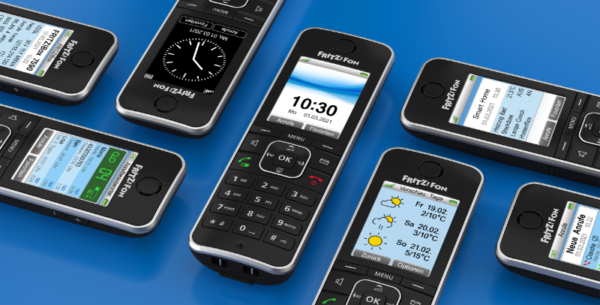 RS2118 AVM FRITZ Fon C6 Black Lifestyle DE