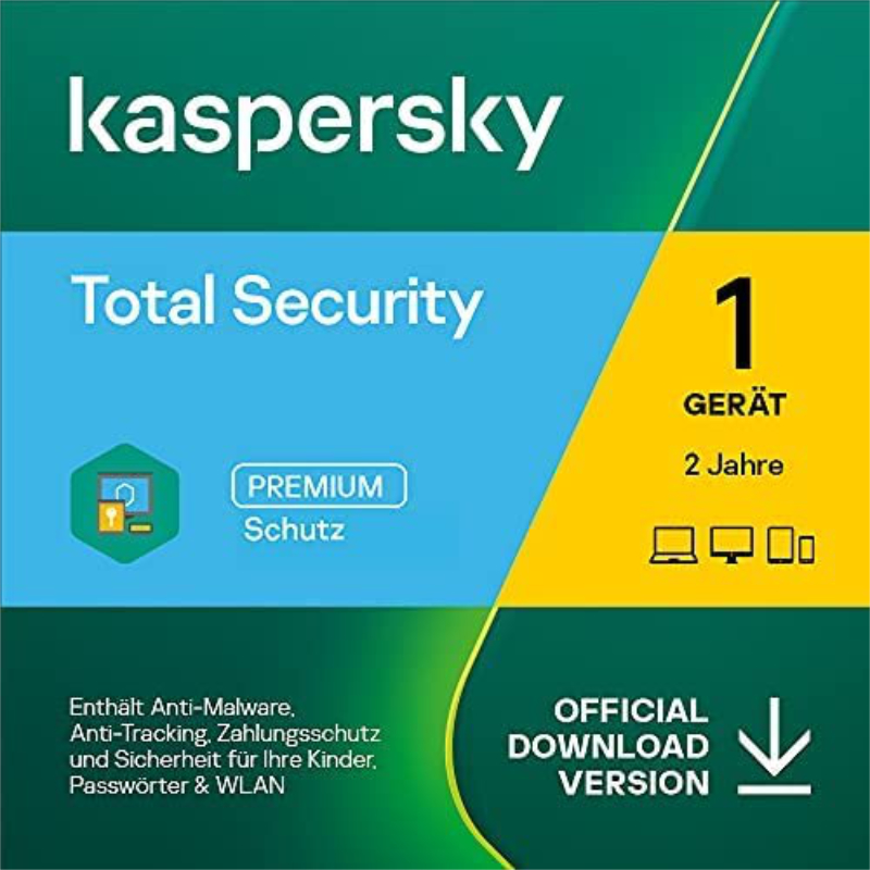 Kaspersky Total Security 1 Gerät 2 Jahre