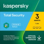 Kaspersky Total Security 3 Geräte 1 Jahr