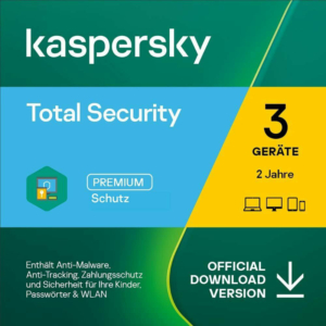 Kaspersky Total Security 3 Geräte 2 Jahre