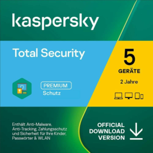 Kaspersky Total Security 5 Geräte 2 Jahre