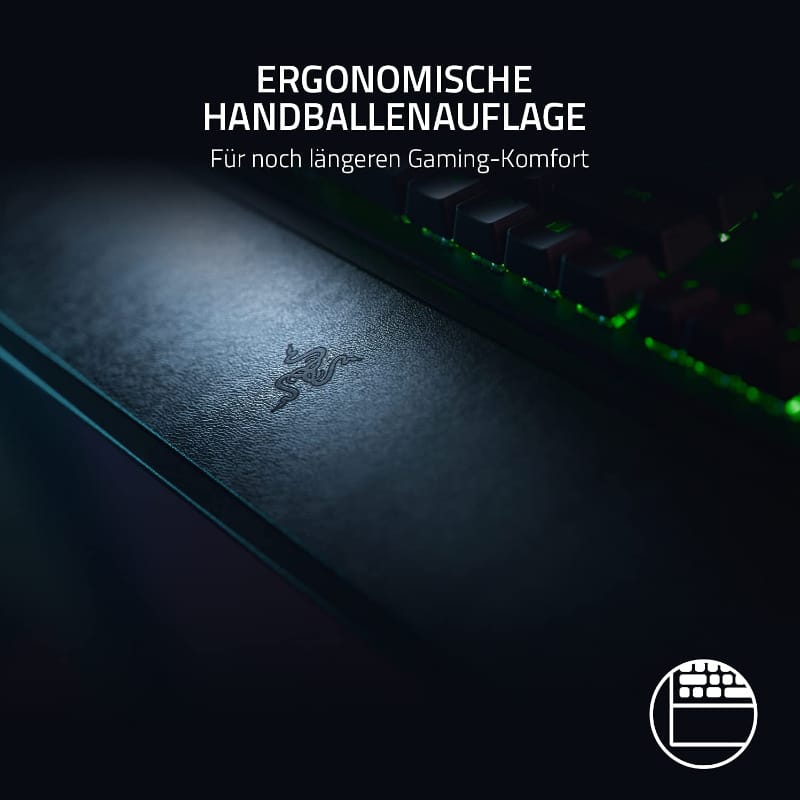 Razer BLACKWIDOW V3 Handablage