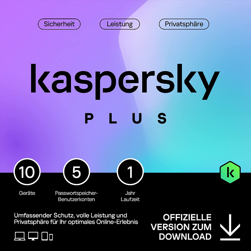 Kaspersky Plus 10 Geräte