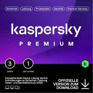 Kaspersky Premium 3 Geräte 1 Jahr