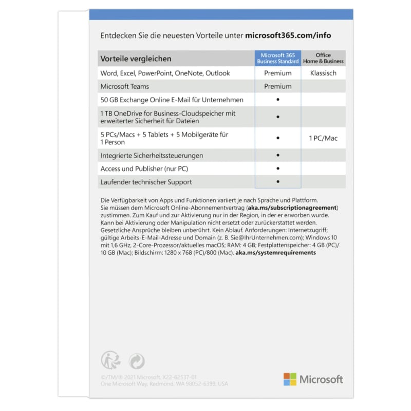 Microsoft 365 Business Standard